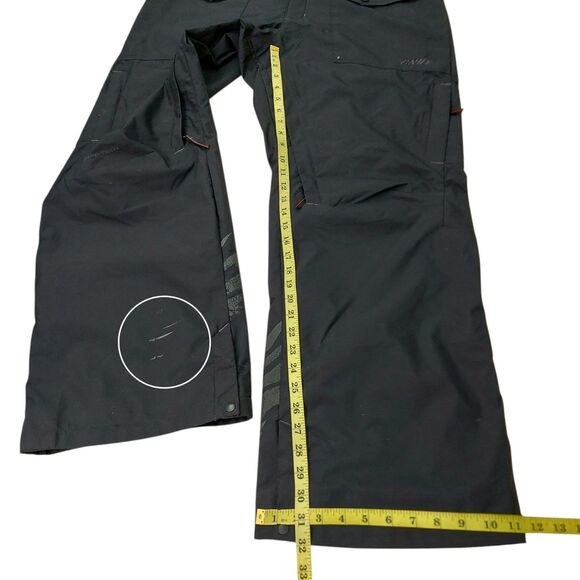 Columbia Convert Ski Pants Mens Medium Black Omni-Tech Nylon Winter Outdoor - Picture 12 of 13